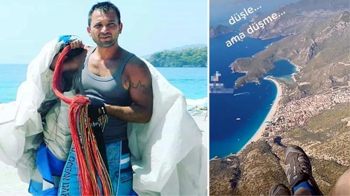 Yamaç paraşütü yaparken 200 metreden denize düşerek hayatını kaybetti! Paylaşımı yürek burktu